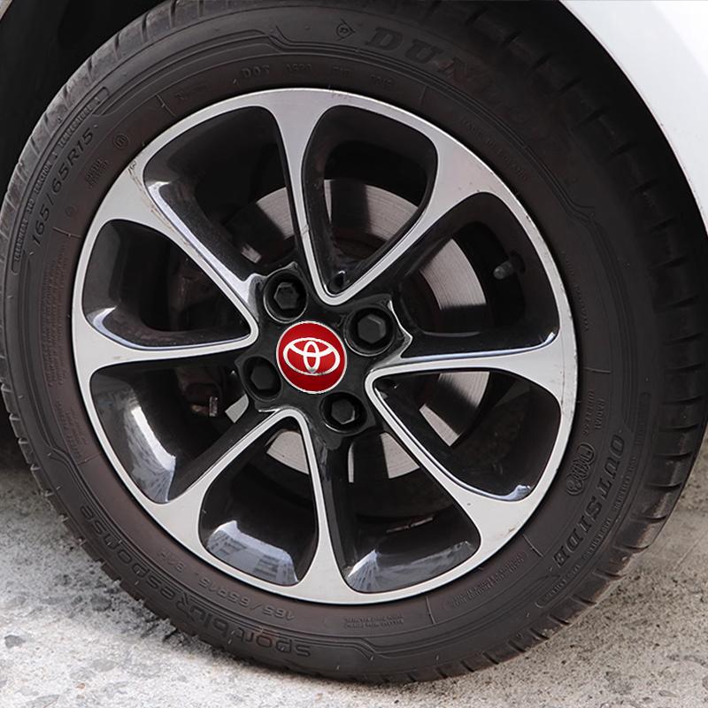 4Pcs 60mm Car Wheel Center Hub Center Cap Rim Hub Dustproof Cover Emblem For Toyota Corolla Rav4 Auris Camry Yaris CHR avensis 6GR