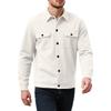 Men's Small Checkered Jacquard Knit Button Pocket Jacket, Spring and Autumn Warm Business Style Top