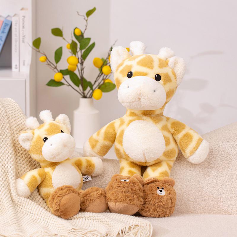 Adorable Plush Deer and Giraffe Doll - Perfect Birthday Gift for Girls