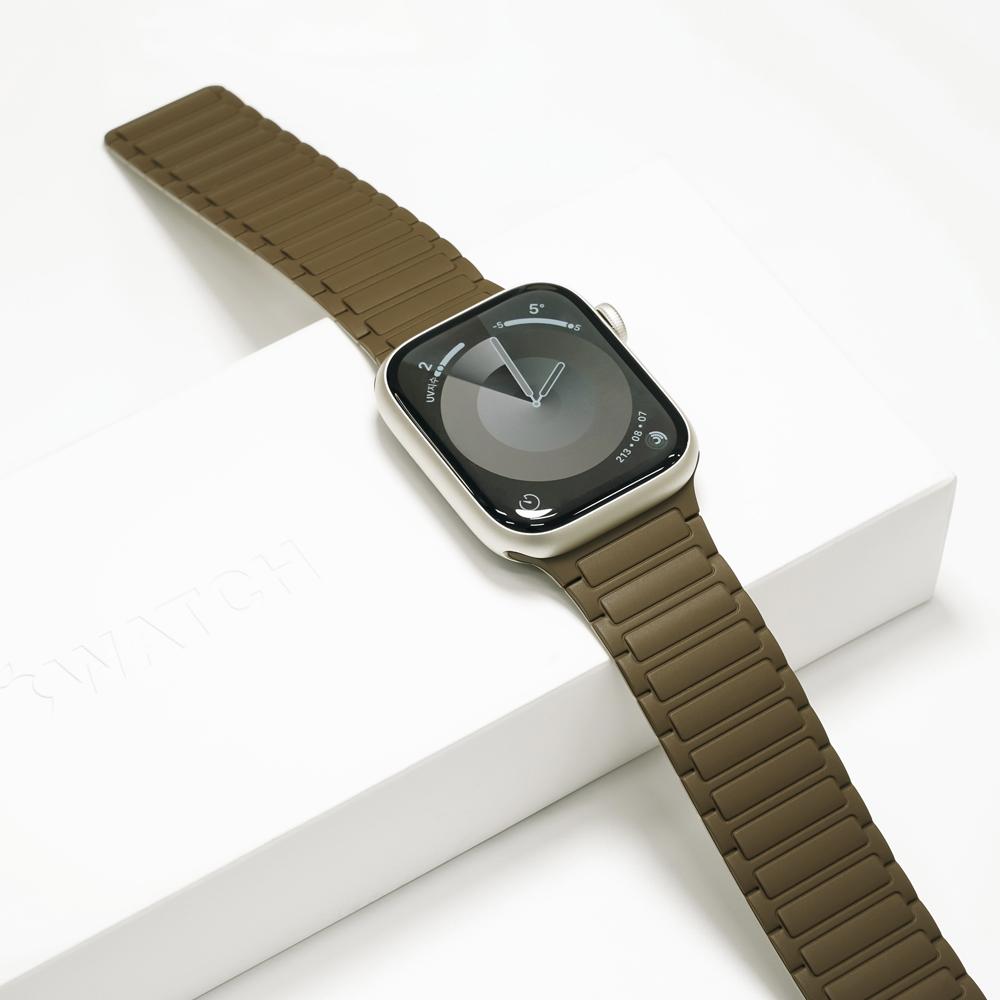 Встроенный магнитный ремешок для Apple Watch Магнитная лента Ultra 10 9 8 7 Se2 Se
