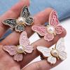 Butterfly Clothing Waist Closing Button Jeans Ornaments Removable Tighten Waist Button Adjustable Detachable Waist Clip Women