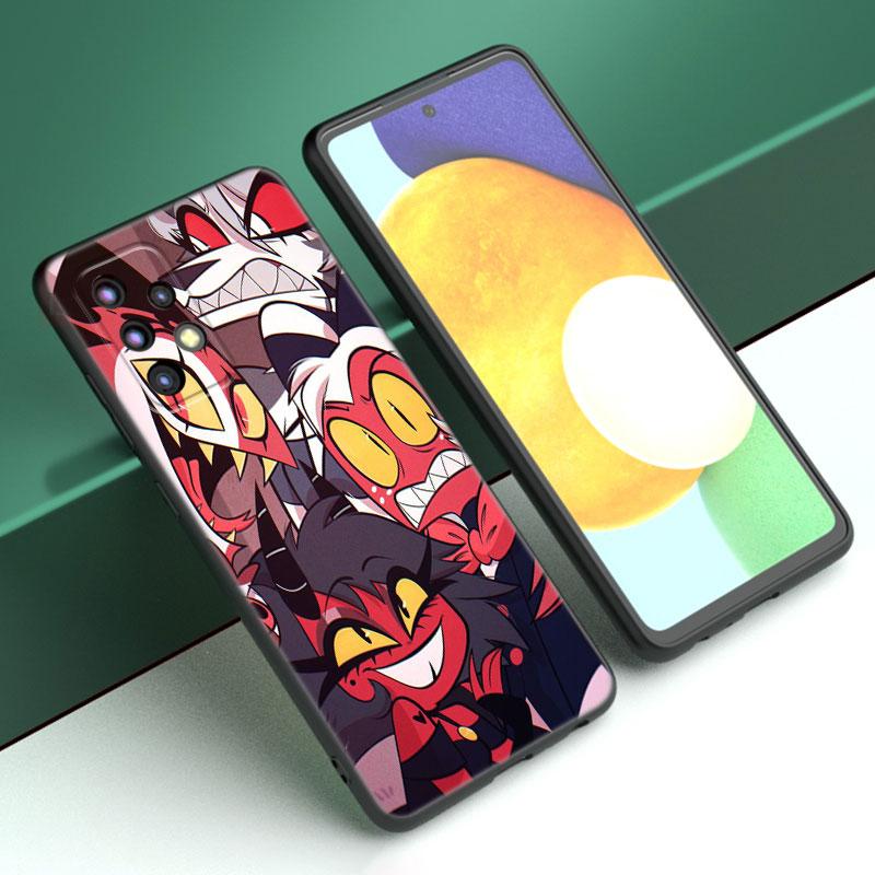 Чехол для телефона с изображением аниме Helluva Boss для Samsung A13 A22 A24 A32 A23 A25 A34 A35 A52S A53 A54 A55 A73 A12 A14 A15 A31 A33 A50 A51 A72