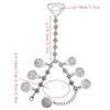 Bohemian Coin Charm Slave Bracelets For Women Vintage Silver Color Bracelet Gypsy Ethnic Tribal Festival Indian Jewelry Turkish