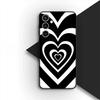 Star Dark Red Heart Love Phone Case for Xiaomi Redmi Note 12 11 10 A3 Pro 10A 10C 12C Note12 5G 4G Protective Cover