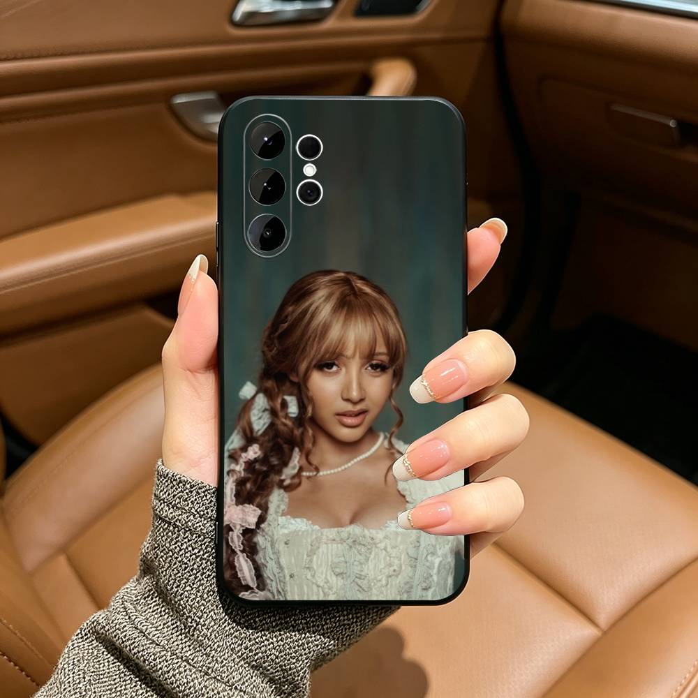 Уличный Чехол PinkPantheress для Samsung S25, S24, S21, S22, Plus S23, S30, Ultra, S20, Fe, Lite, Черный Мягкий Силикон