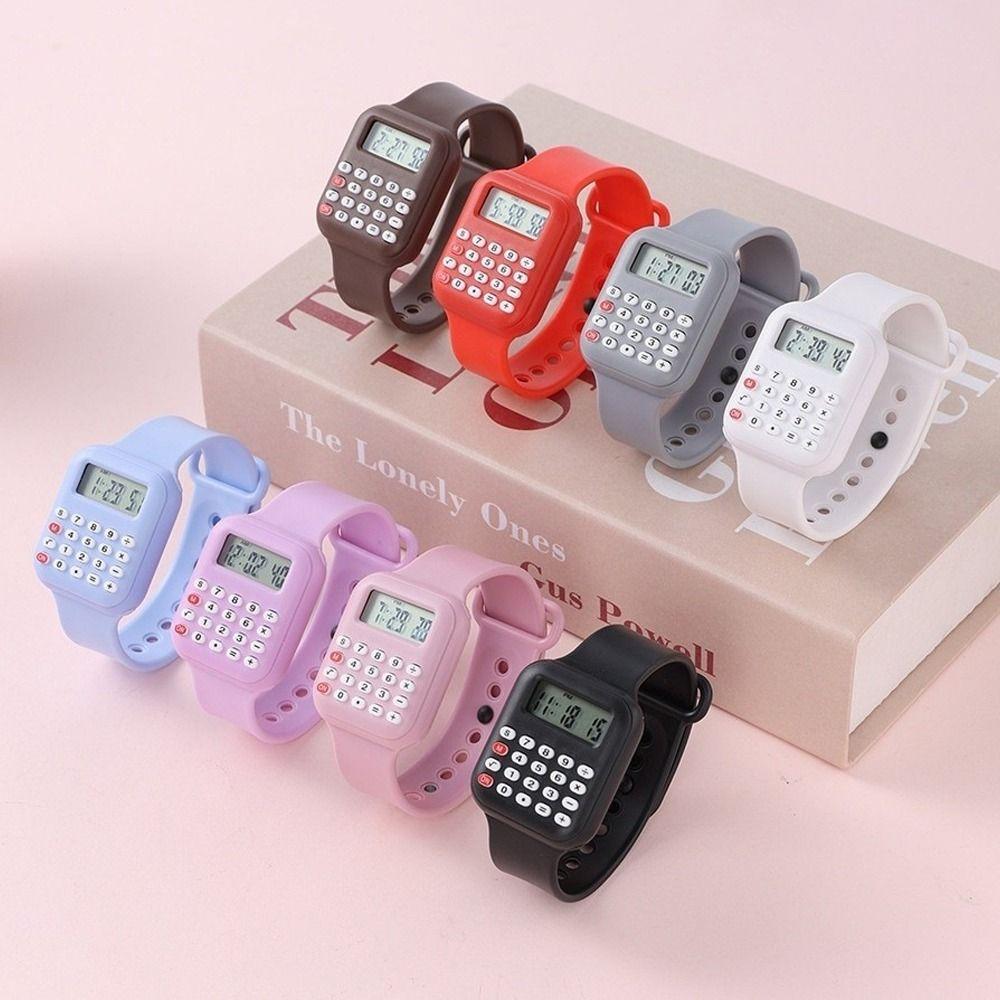 Многофункциональные Микро Калькулятор Часы Мультяшные Спортивные Электронные Часы Детские