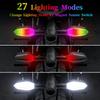 2Pcs Motorcycle LED Projection Turn Signal Light Ground Illumination Warning Lamp for Electric Vehicles