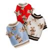 Puppy Dog Full of Cute Bear Sweater Cat Two-legged Cardigan Medium and Small Dog Pet Clothes