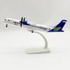 ATR Aircraft Models 20cm Alloy Metal Plane East Malaysia ATR Airlines Airplane Model With Wheels Landing Gears For Decoration
