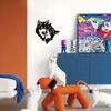 Wolf Mate Black Metal Wall Art - Современные скульптуры для внутреннего и наружного использования | Стильный домашний декор для спальни, гостиной,