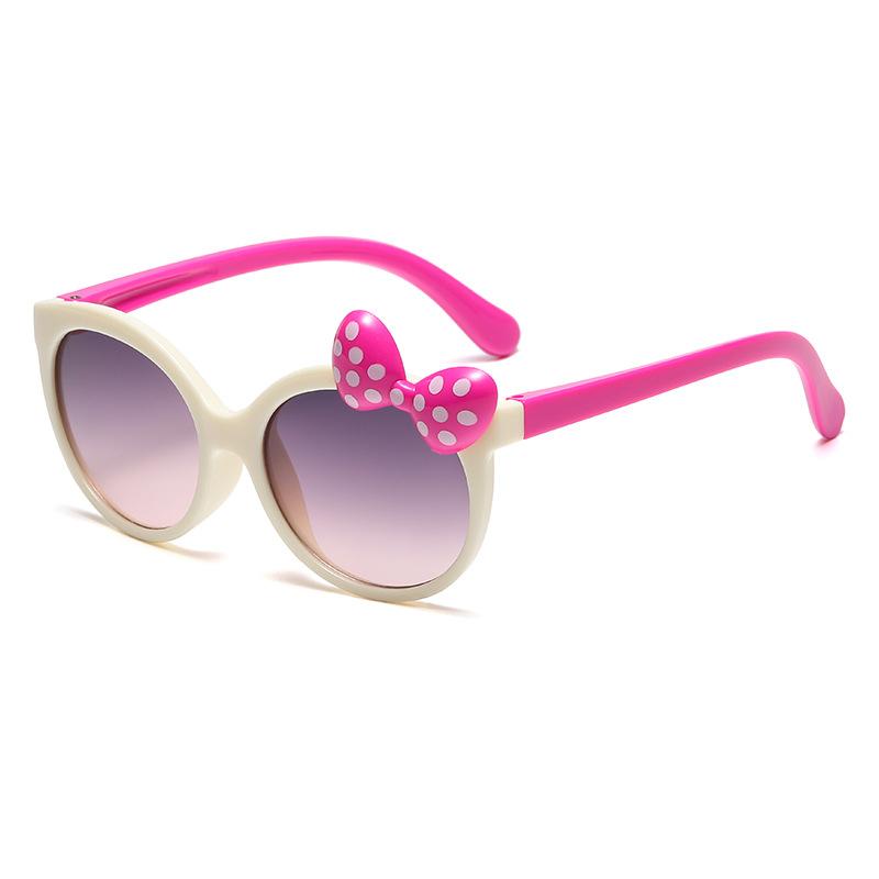 7317 Children'S Baby Sunglasses, Boys And Girls Cute Bow Sunglasses Cartoon Personalized Glasses