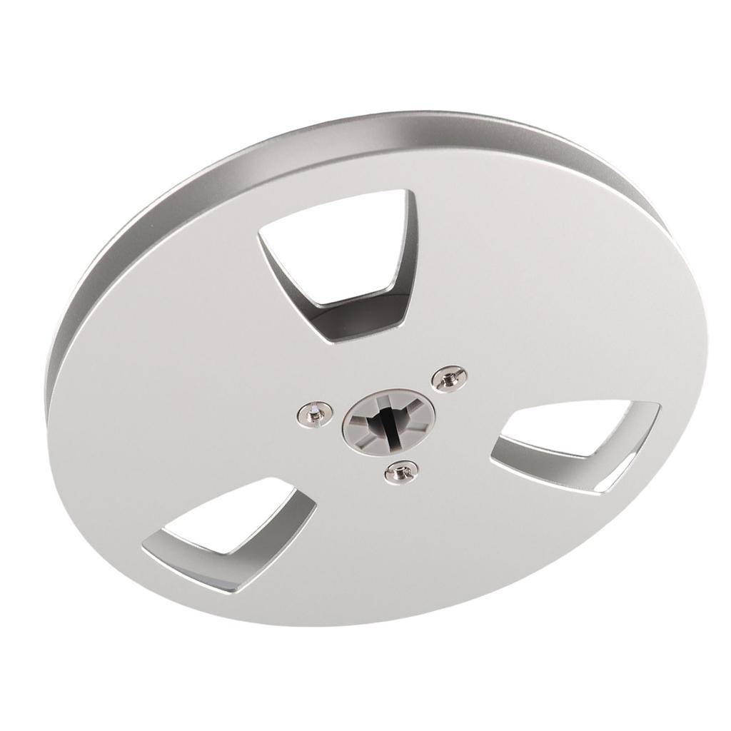 1 4 5 Inch Empty Tape Reel Aluminum Alloy 3 Hole Opening Machine Part Recording Takeup Reel