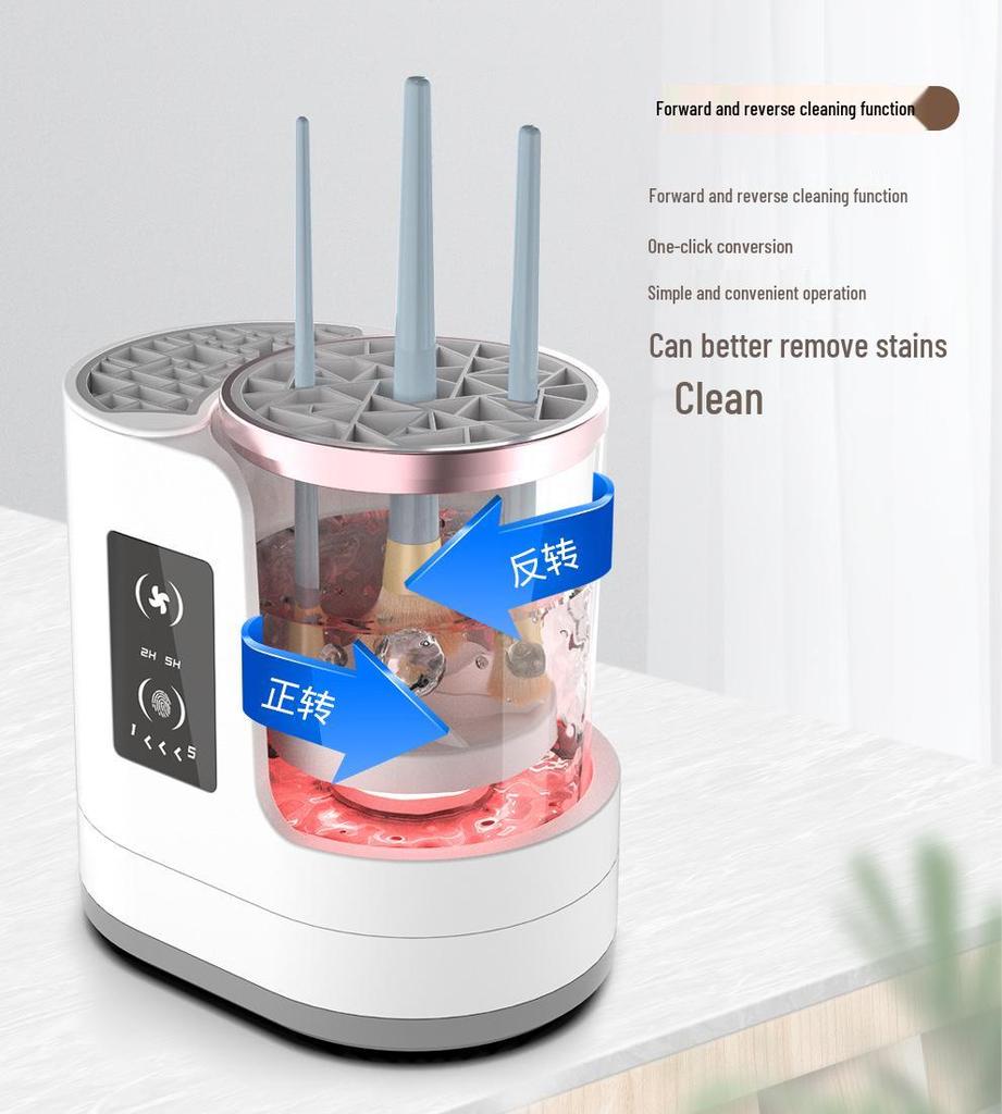 Электрическая щетка для макияжа: Быстросохнущий, Зарядка, Инструмент для автоматической очистки (Модель 2025 г.)