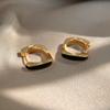 Подарок Модные украшения Женские серьги-кольца Серьги в корейском стиле Подвески с капающей эмалью и маслом Застежки для ушей