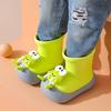 Водонепроницаемые и нескользящие новые милые детские дождевые ботинки с лягушками для мальчиков, девочек, младенцев, детсадовцев