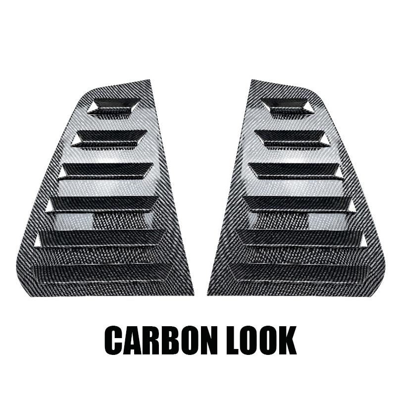 Для VW Аксессуары Golf 7 7.5 MK7 MK7.5 GTI R GTD 2013-2019 Задние боковые окна автомобиля Жалюзи Воздуховоды лобового стекла Декоративная крышка