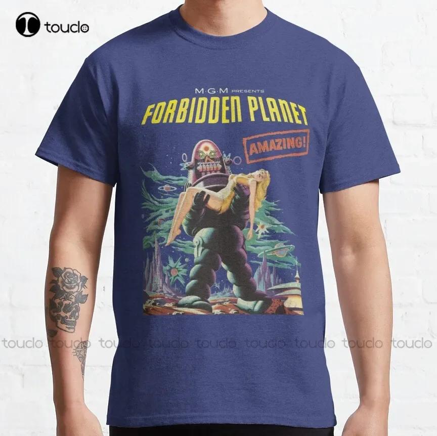 Forbidden Planet Poster Classic TShirt Mom Shirts Custom Aldult Teen Unisex Digital Printing Tee Shirt Xs5xl Classic Tshirt