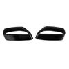 2pcs Exhaust Tail Pipe Tip Cover Gloss Black Replacement for 5 Series G30 G38 2018‑2021