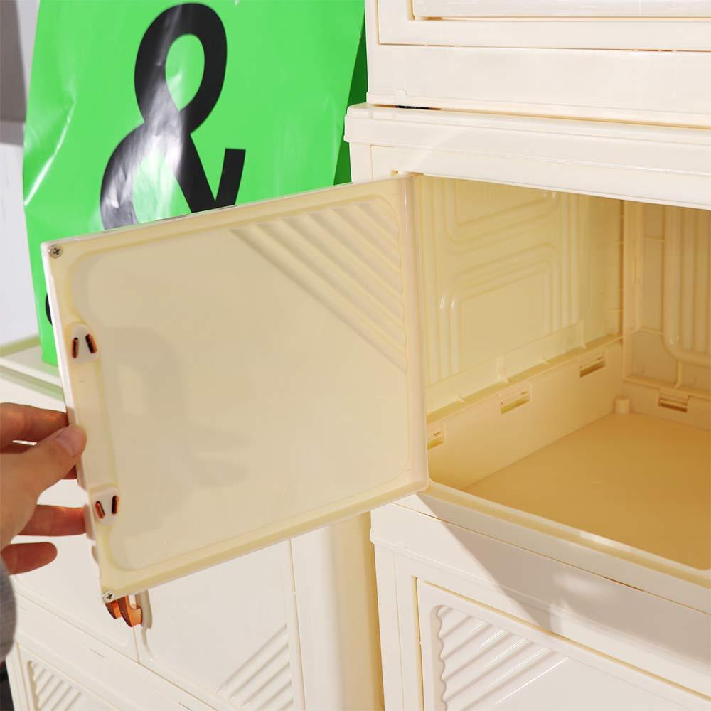 Large Capacity Wardrobe Storage Box Plastic Multi-Layer Storage Locker Bedroom