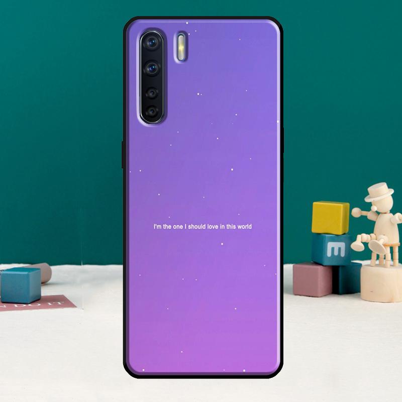 Purple aesthetic Phone Case For Oppo A78 A96 A58 A18 A38 A98 A17 A77 A80 A40 A60 A16 A76 A74 A94 A54 A15 A57S