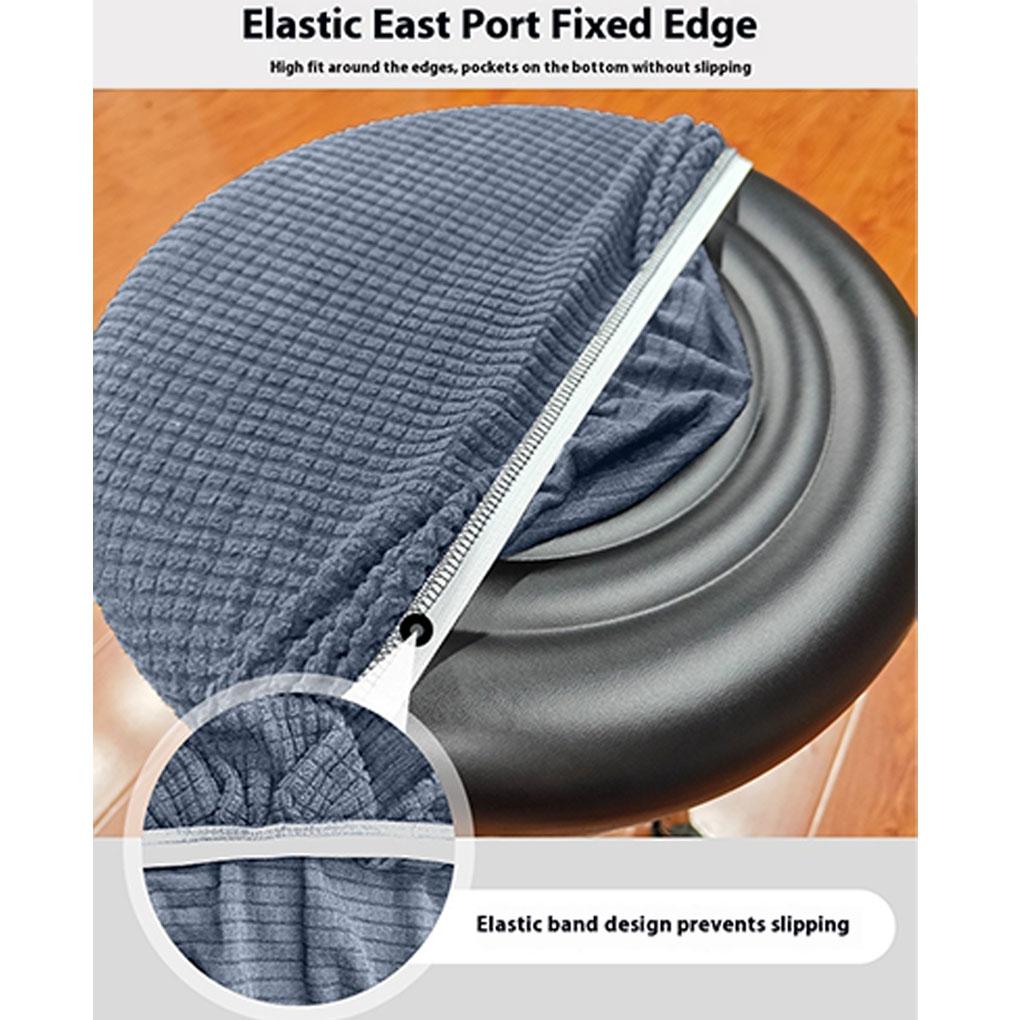 Круглый чехол для табурета, обеспечивающий долговечность и яркие цвета, наволочка для подушки, моющиеся чехлы для барных стульев