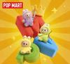POP MART МОНСТРЫ 4.0 Серия секретных кодов Виниловый плюшевый брелок Слепая коробка (А-М / Н-Я) Одиночная коробка / Полный набор из 14