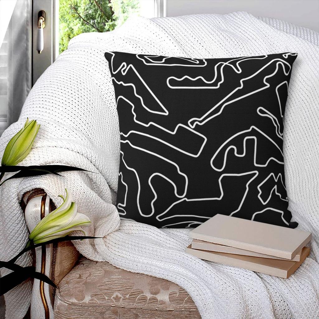 F Tracks Square Pillowcase Pillow Cover Polyester Cushion Zip Decorative Comfort Throw Pillow for Home Car