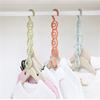 Multifunction Clothes Hanger Scarf Holder Hook Pants Coats Hangers Folding Magic Storage Space Saver Wardrobe Closet Organizer