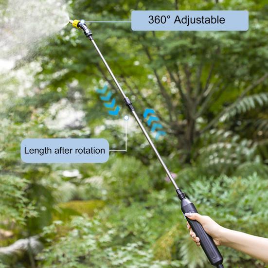 Электрический садовый опрыскиватель 5 л/8 л, ранцевый опрыскиватель для газона с 3 насадками, выдвижной штангой, регулируемым ремнем, садовый опрыскиватель