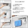 DROGIA Kitchen Paper Holder, Roll Holder, Towel Rack, Strong Adhesive, Wall-Mounted, Hanging, Under-Cabinet Storage, Can Be Installed Vertically or Ho