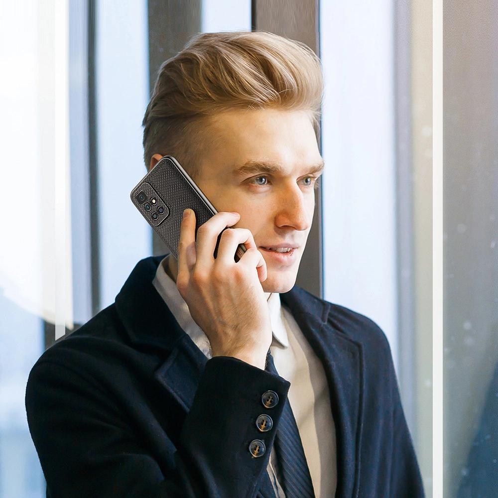 Чехол Dux Ducis Fino, крышка из нейлонового материала, Xiaomi Redmi 10 Blue