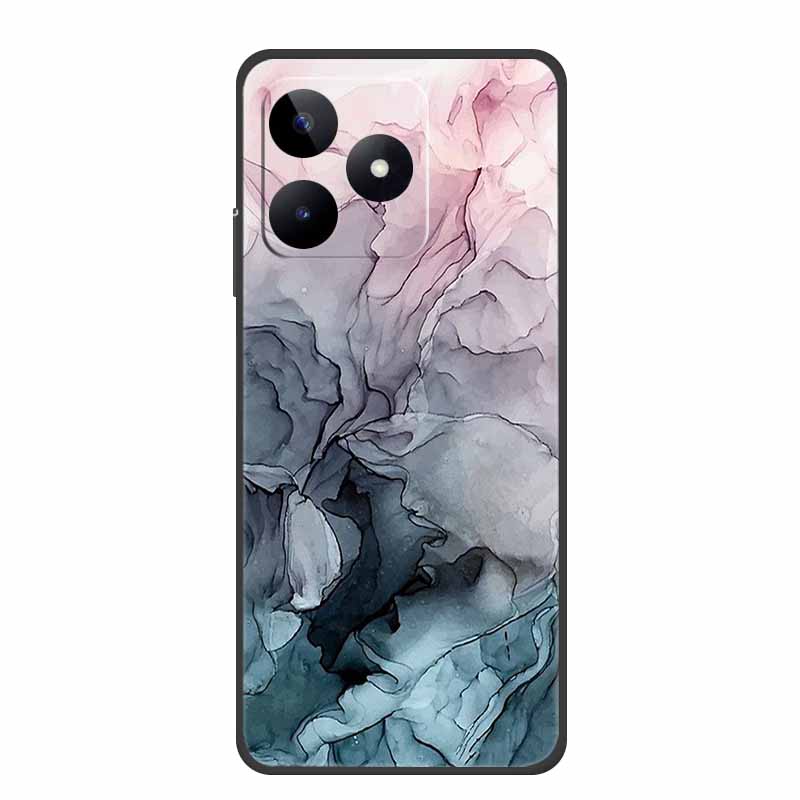 For Realme C53 Case Fashion TPU Silicone Soft Case for OPPO Realme C53 C 53 Realme N53 N 53 Original Protective New Cover Marble