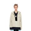 Fila Однотонная повседневная куртка с капюшоном из овечьей шерсти для женщин, верхняя одежда, светло-зеленая F11W349501FIV