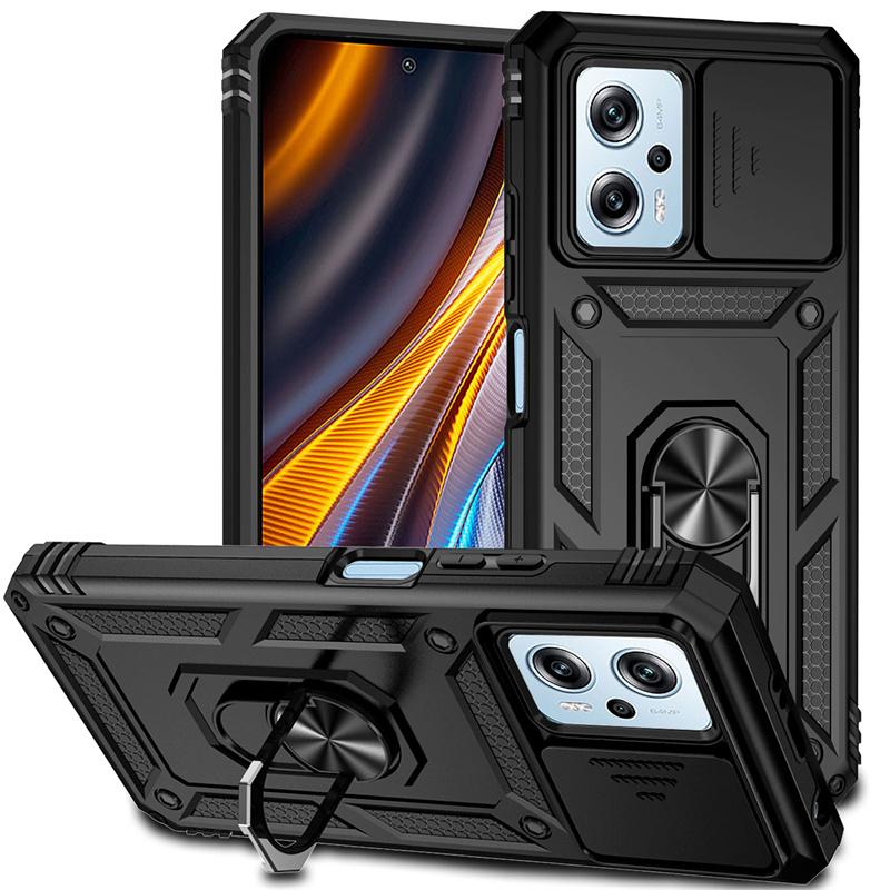 Для Xiaomi Poco X4 GT 5G чехол магнитный держатель кольцо бронированные чехлы для Poko Little X4 GT X4GT PocoX4 GT 5G сдвижная крышка объектива защитная крышка