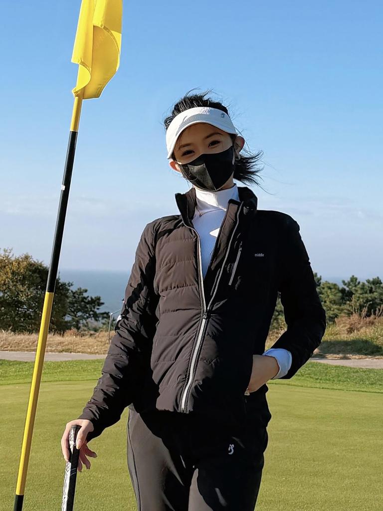 TASHI GOLF Женский зимний теплый стройнящий пуховик и комплект брюк с высоким поясом на флисе