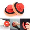 4 Inch Car Wax Applicator Pads Set with Red Handle Soft Sponge Applicators Foam Wax Pad for Polishing and Cleaning Cars
