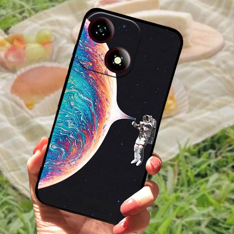For ZTE Blade A35E /A35/A55 Case Fashion Cartoon Soft Silicone Phone Back Cover For ZTE A35E Shockproof Case A35 E A 35 Shell