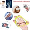 3 PCS Sports Stretcher Strength Hand Grip Finger Trainer Resistance Band Wrist Exerciser