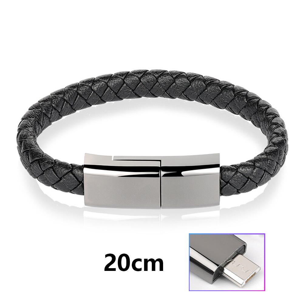 USB C - USB C Браслет Кабель Тип C Кабель для зарядки и передачи данных для Samsung Huawei Xiaomi Короткие кабели для быстрой зарядки