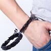 Handmade Leather Men Women Rope Bracelet Bangle Cuff Wristband Wrap Adjustable Expertgroup