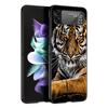 Чехол для телефона Z Flip 4 для Samsung Galaxy Z Flip 3 5G ZFlip3 Flip3 zflip Flip4 Черный Жесткий Чехол Лев Тигр король обезьяна животное Ракушка