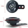 Universal Motorcycle Electric Horns Waterproof Round Loud Speaker 12V 1.5A 105Db Small Horn For Motorcycle