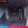 Автомобильные педали с правым рулем для VW Golf 6 Scirocco Jetta MK5 MK6 PASSAT для Skoda Octavia 2009-2014, чехол для педали газового тормоза