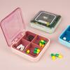 Коробка для хранения лекарств Портативная Герметичная Пыленепроницаемая Коробка для лекарств Носите с собой Разделенная Таблетница Раздельная Упаковка