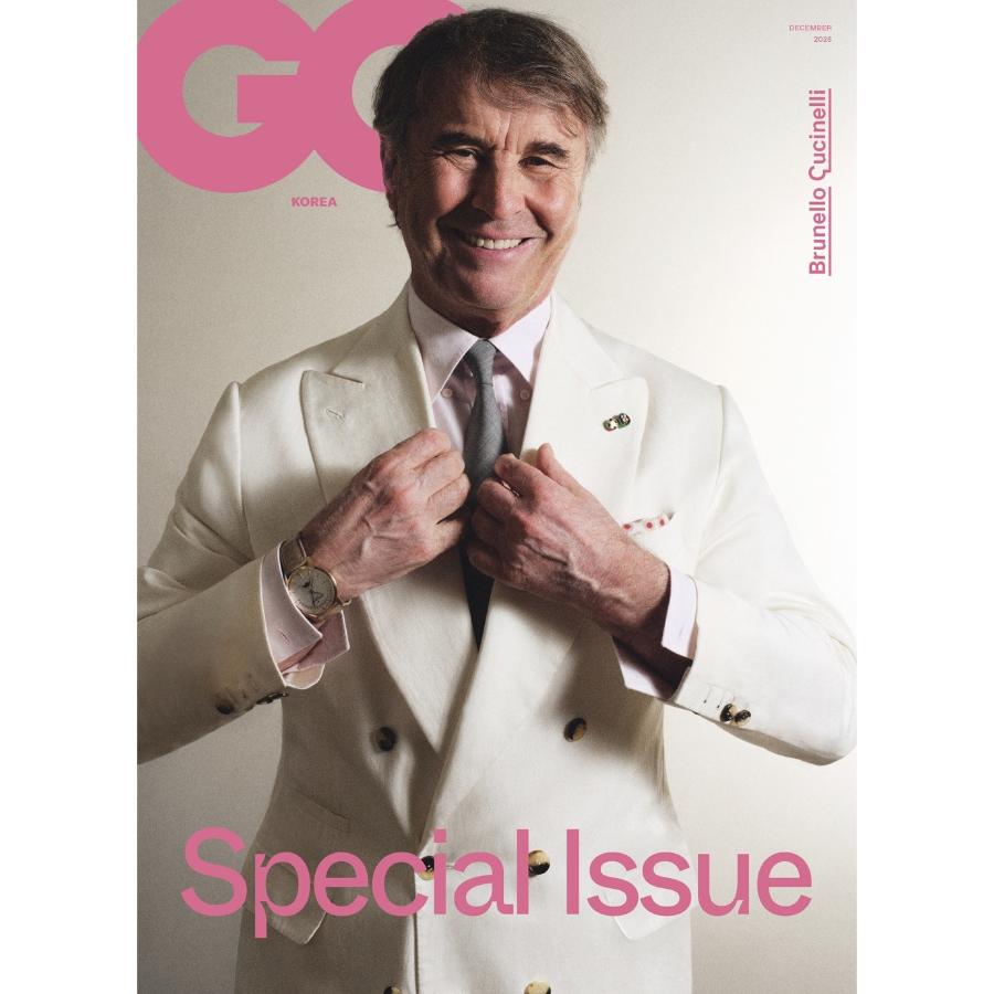 GQ Korea 2025 December BIrunello Cucinellli, All Day Project, Mark, Lee Jae-wook, Chu Young-woo, Park Gyu-young