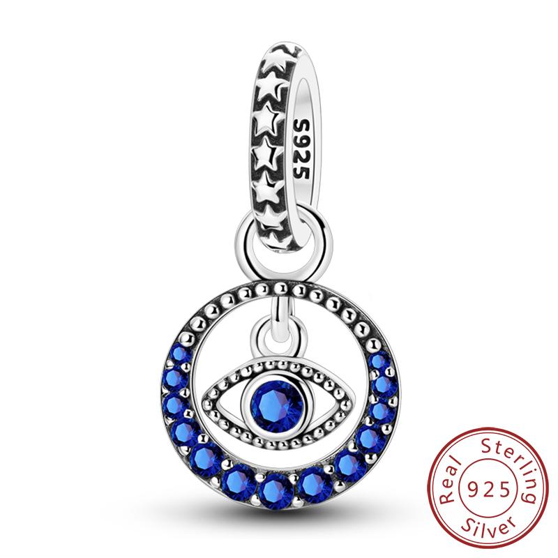 Медные Шармы Бусины Глаз Дьявола Крест Ангел Шармы Подходят для Оригинальных Браслетов-Шармов Подвески Изысканное Изготовление Ювелирных Изделий Своими Руками Для Женщин