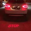 Светодиодный автомобильный лазерный противотуманный фонарь, противоударный задний фонарь, предупреждающий сигнал сзади