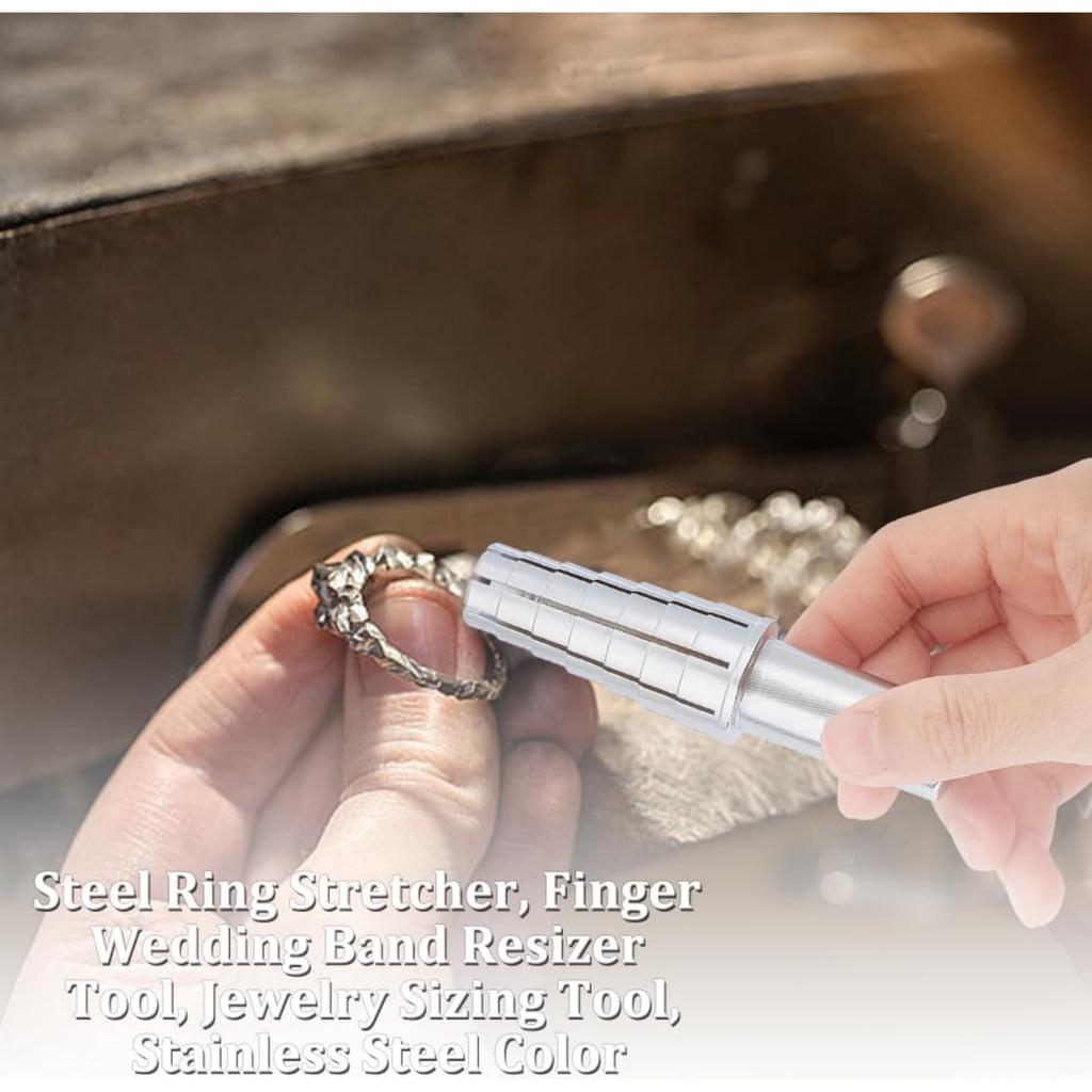 A Set of Three Ring Expanders with a Core Shaft for Rings Sized 7-14 for Ring Turning And Manufacturing Ring Forming Tools