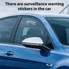 Универсальные наклейки для записи автомобильной камеры для режима Sentinel, статическая наклейка, напоминание о записи, аксессуары для стайлинга автомобиля