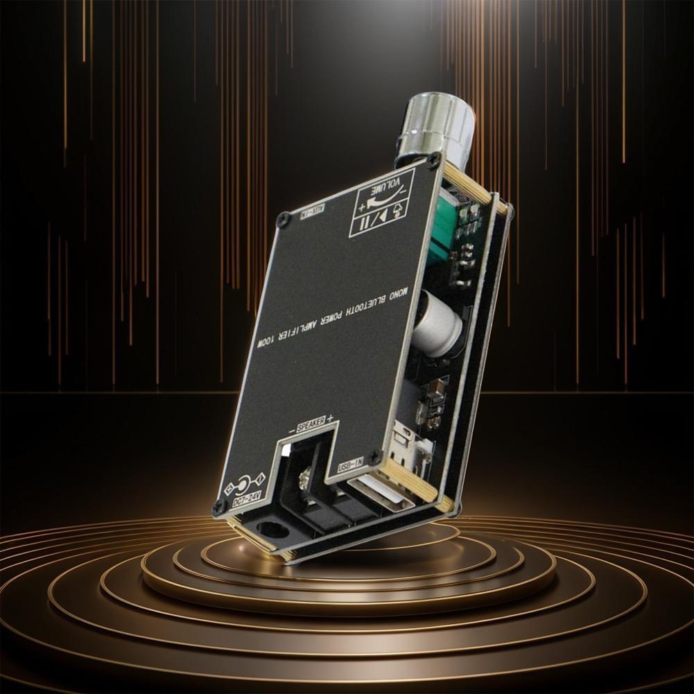 ZK-1001B Моно 100 Вт BT Аудио Модуль Усилителя Мощности Bluetooth-Совместимый 5.1 AUX TPA3116D2 Плата Усилителя DC7V-24V с Режимом TWS